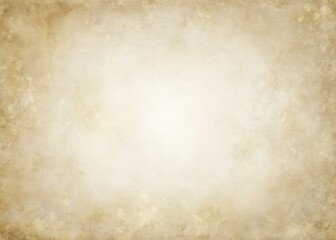 Obraz premium Elegant vintage backdrop: soft beige-gold, blurred edges, off-white center space, simple night photography design.