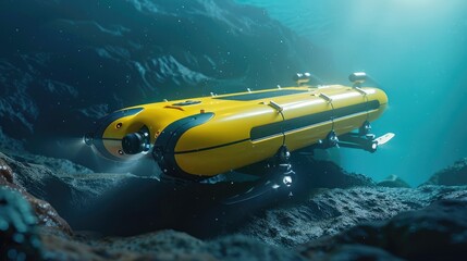 Advanced Underwater Robotic Exploration Submersible in Deep Ocean