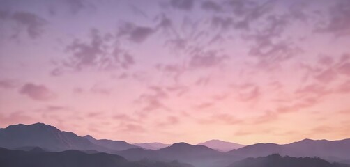 Fototapeta premium A gradient of soft pastel colors in the fading light, calming atmosphere, fading light, subtle colors