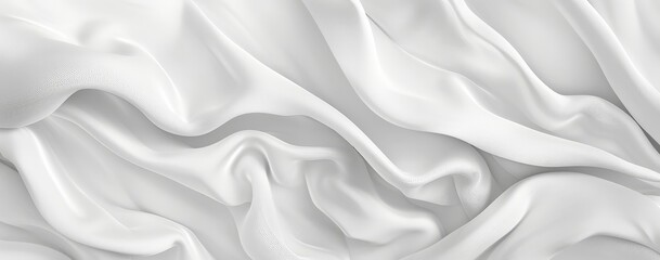 Fototapeta premium Abstract White Fabric Texture
