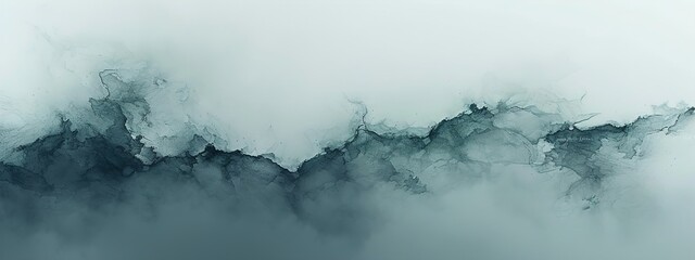 Obraz premium Abstract grey and green marble pattern, with fluid lines of light gray and dark olive green 