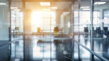 Obraz premium Blurred Office Interior
