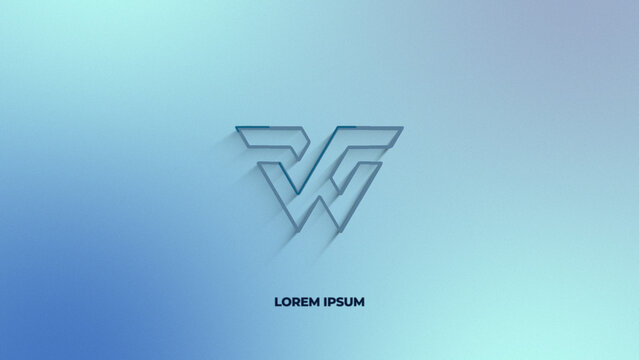 Corporate 3D Outline Clean Logo Reveal 113 1:1 16:9 9:16