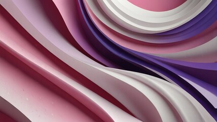 Creative liquid shapes abstract 3D wavy background
