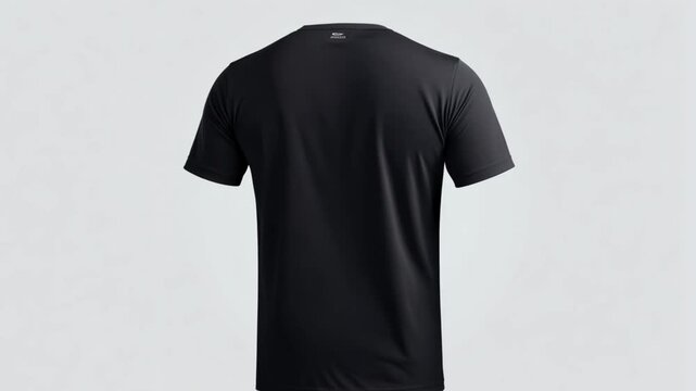 blank black t shirt mock up. generative ai