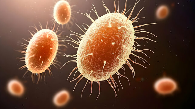 Microscopic 3D Render of Ciliate