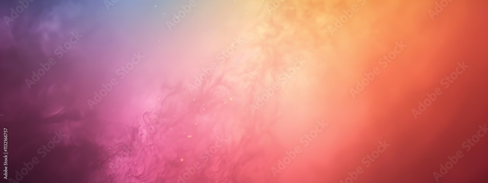 Sticker Blurred pastel multicolored background from lights.