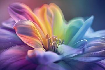 close up of a flower