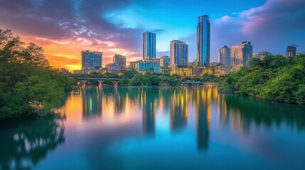Fototapeta premium urban skyline
