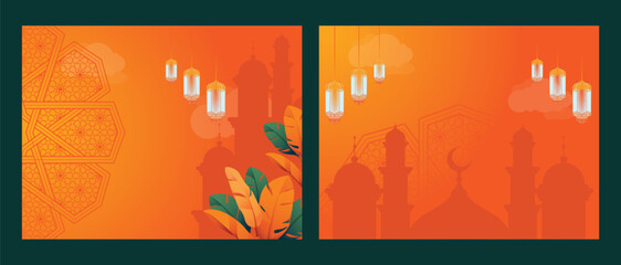 islamic ramadan kareem background vector illustration