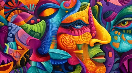 Obraz premium vibrant art 