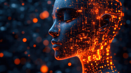 Ai generate concept. Artificial Intelligence Content Generator tool. Computer chip processor technology for AI assistant to graphic design, translate language, chat bot, generate images, write code