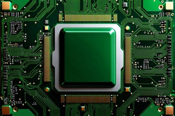 Fototapeta premium A close up of a computer chip
