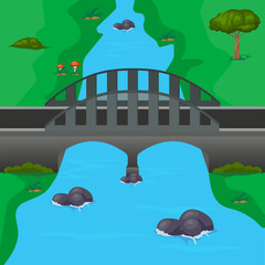 bridge over the river