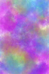 Abstract watercolor digital art painting soft focus for texture background