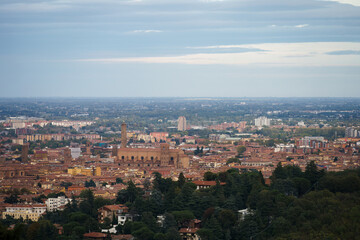 Fototapeta premium Bologna, Italy. Aerial view