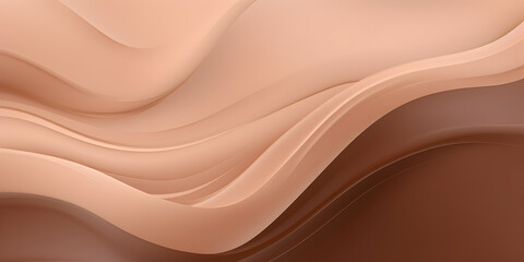 Fototapeta premium Light abstract creamy background with pantone color mocha mousse
