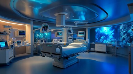 Fototapeta premium Technological innovations in patient care monitoring 