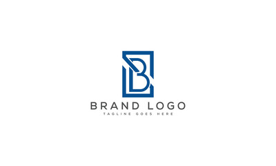 Obraz premium letter SB logo design vector template design for brand.