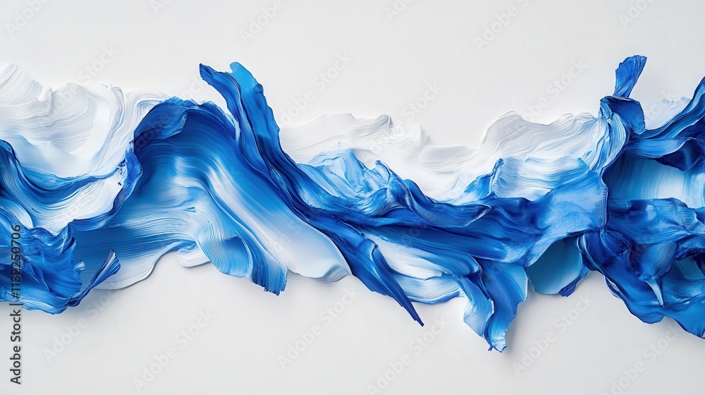 Poster imagine a clean, white background with textured layers, creating an abstract art composition.