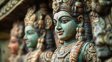 Vishnu is the god of Preservation, the great maintainer who often appears in various incarnations avatara to provide salvation for humanity Some of his best-known avatars who are tremendously pop. AI 