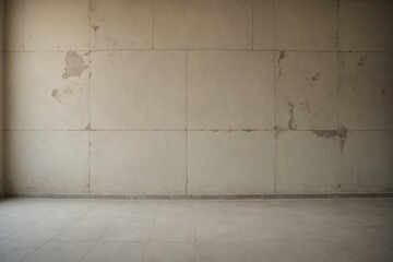 Fototapeta premium cream color wall texture rough background concrete floor