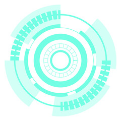 Circle Abstract Technology