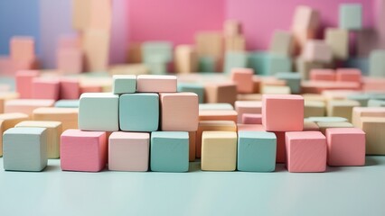 Obraz premium A scattered arrangement of small