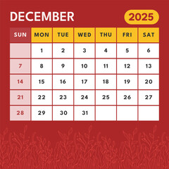 December Calendar 2025