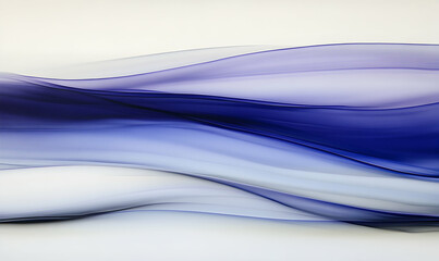 Abstract blue and white waves flowing smoothly, creating a calming and serene visual. Perfect for backgrounds, websites, or design projects needing a peaceful aesthetic.