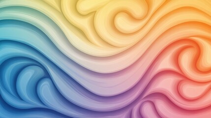 Obraz premium Colorful Gradients A dynamic gradient with swirling colors and patterns, creating a sense of movement and energy.