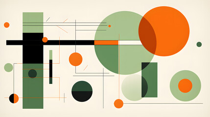 Obraz premium Digital technology geometric lines abstract background