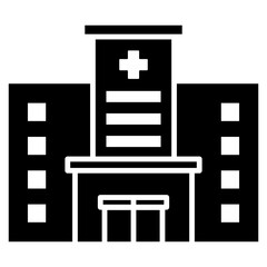 Fototapeta premium Hospital icon