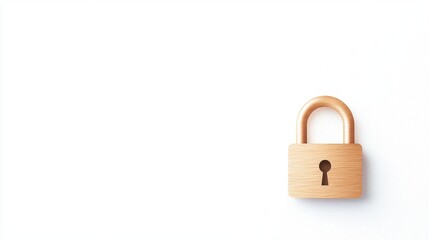 Padlock Symbols Fingerprint scanning a padlock icon, representing biometric authentication and secure access control.