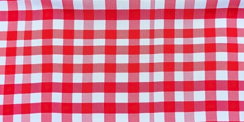 Classic Croatian red and white checked fabric, patterns, croatian