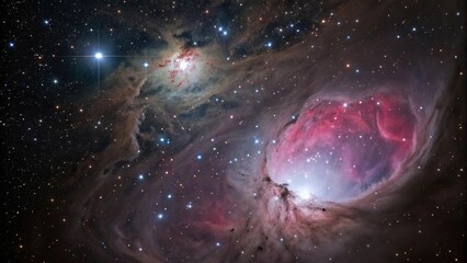 Dense molecular gas and dust within the orion constellation, dense dust, space exploration, interstellar medium, nebula, galaxy