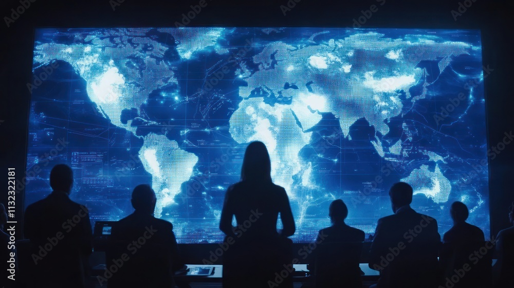 Poster Team Observing Global Data Network Map