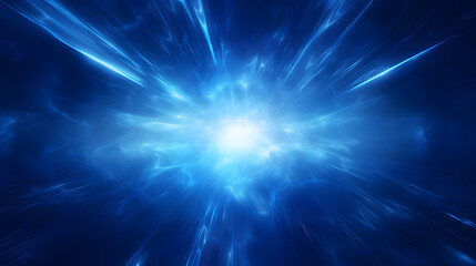 Obraz premium Digital blue glowing high energy plasma force field in space poster background