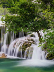 Obraz premium Wasserfall im Krka Nationalpark, Kroatien