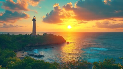 Fototapeta premium Coastal serenity