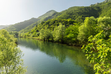 Fototapeta premium Rijeka Crnojevića Fluss, Montenegro