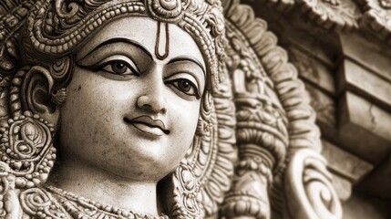 Vishnu is the god of Preservation, the great maintainer who often appears in various incarnations avatara to provide salvation for humanity Some of his best-known avatars who are tremendously pop. AI.