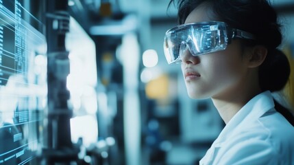Worker in Factory Setting Using Augmented Reality Technology
