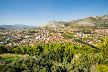 Blick auf Trebinje, Bosnien und Herzegowina