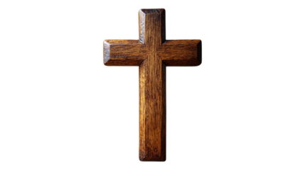 Cross on Solid Background – Religion and Faith