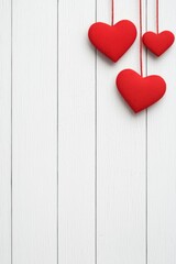 Vintage Romance - Faded Love Symbols on Distressed Background