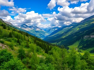 Obraz premium landscape in the mountains