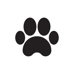 animal footprints flat icon vector