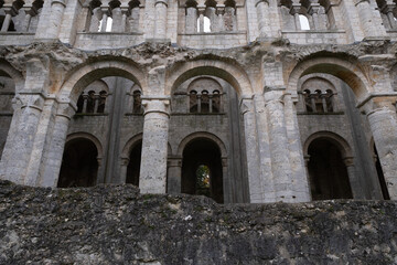 Abbey ruins of Jumièges, dating from the early first millennium and located in France.