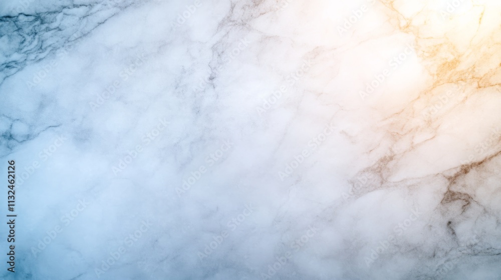 Aufkleber a close-up view of a polished white marble slab reveals subtle gray veining. this timeless texture p